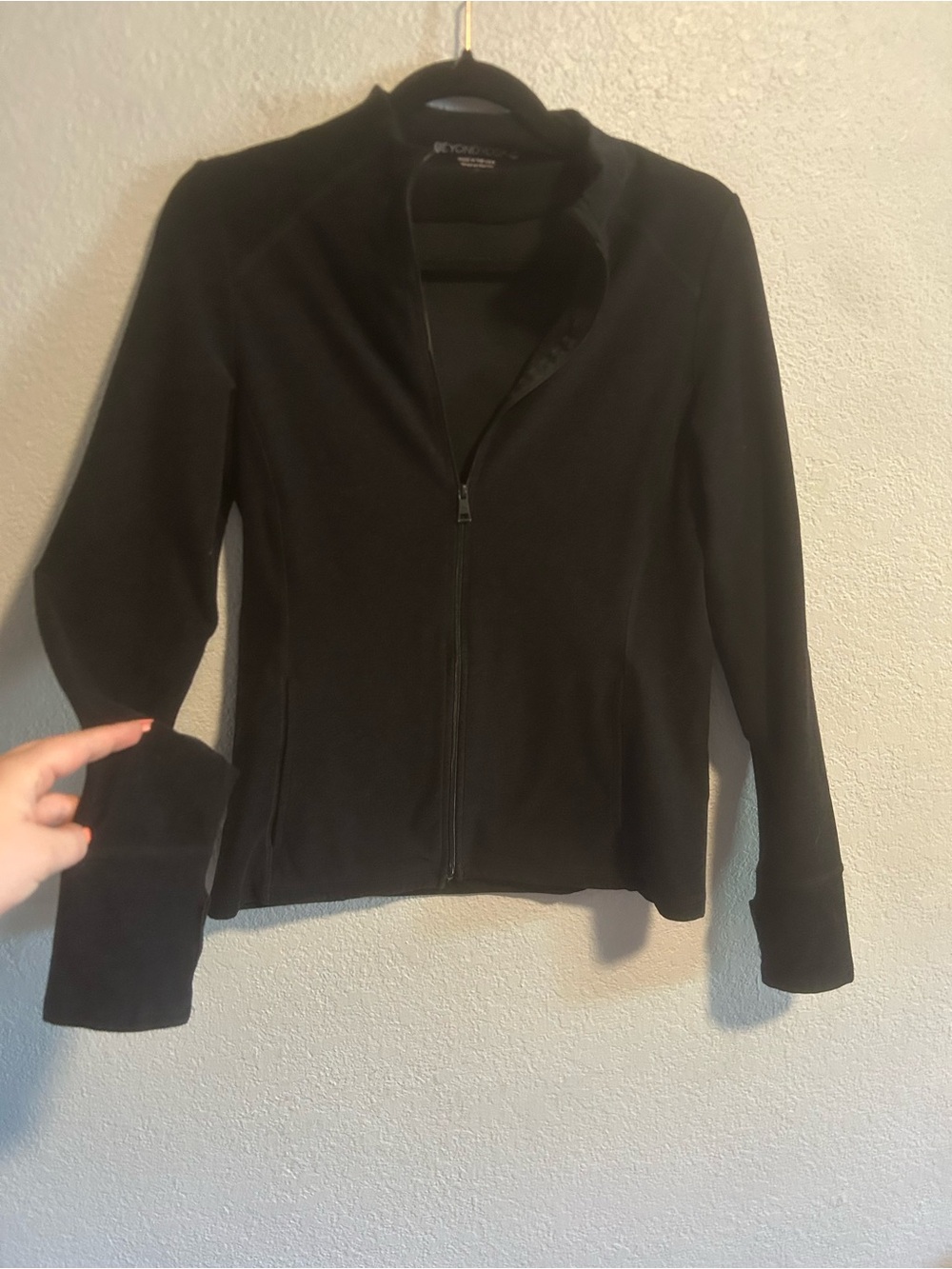 Beyond yoga zip up jacket